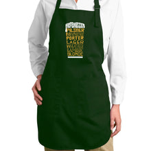 Load image into Gallery viewer, Styles of Beer  - Full Length Word Art Apron