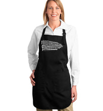 Load image into Gallery viewer, Pledge of Allegiance Flag  - Full Length Word Art Apron