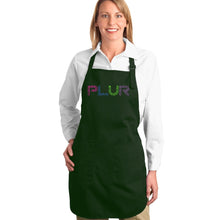 Load image into Gallery viewer, PLUR -  Full Length Word Art Apron
