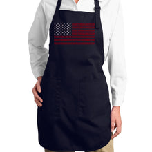 Load image into Gallery viewer, Proud To Be An American - Full Length Word Art Apron