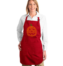 Load image into Gallery viewer, Pumpkin - Full Length Word Art Apron
