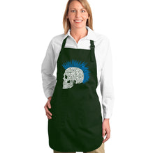 Load image into Gallery viewer, Punk Mohawk - Full Length Word Art Apron