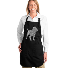 Load image into Gallery viewer, Pitbull -  Full Length Word Art Apron