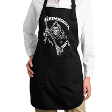 Load image into Gallery viewer, Grim Reaper  - Full Length Word Art Apron