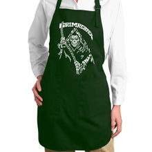Load image into Gallery viewer, Grim Reaper  - Full Length Word Art Apron