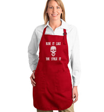 Load image into Gallery viewer, Ride It Like You Stole It - Full Length Word Art Apron