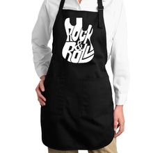 Load image into Gallery viewer, Rock And Roll Guitar - Full Length Word Art Apron