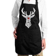 Load image into Gallery viewer, Santa&#39;s Reindeer  - Full Length Word Art Apron