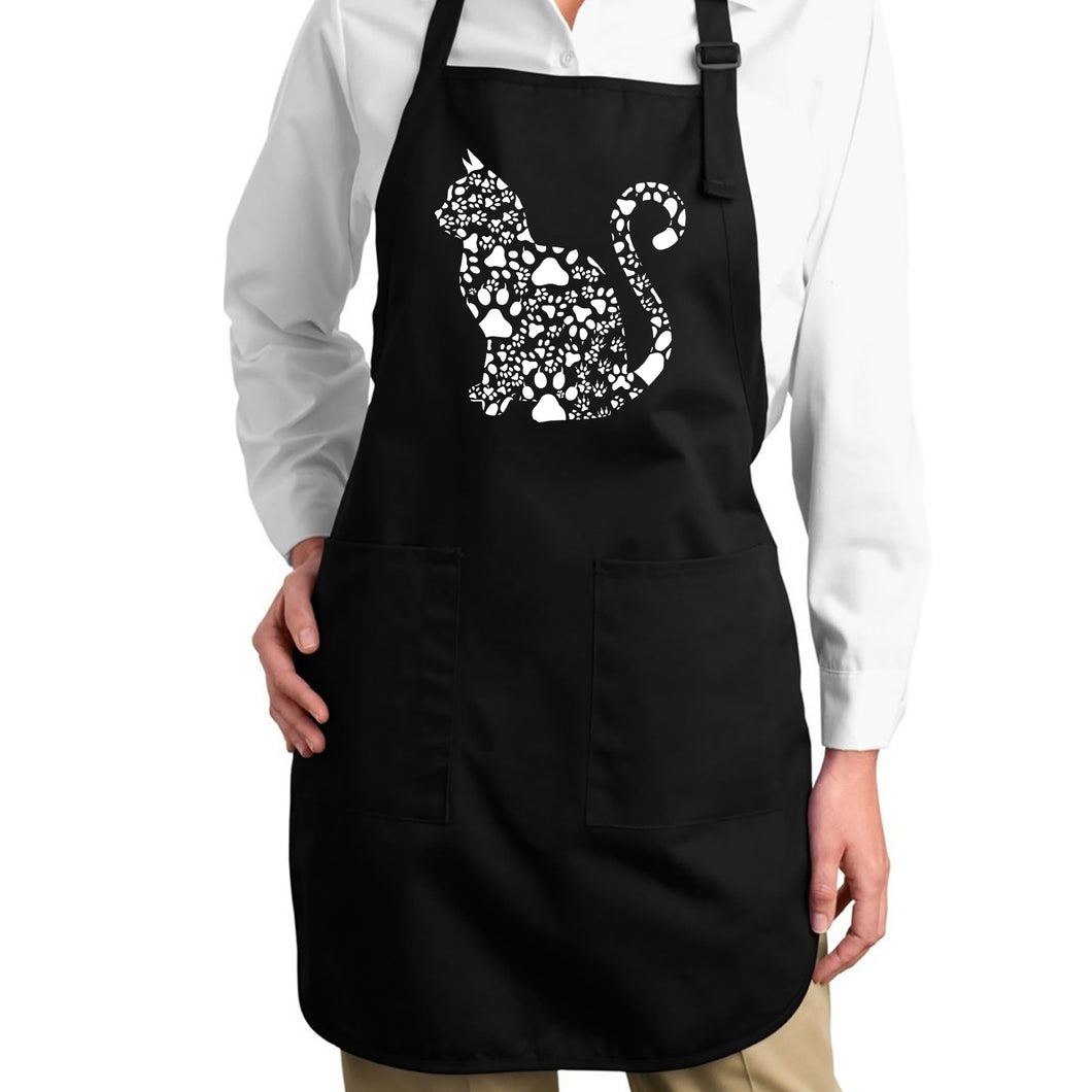 Cat Claws - Full Length Word Art Apron