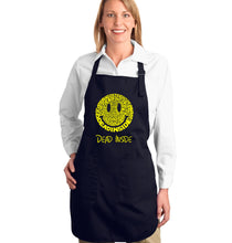 Load image into Gallery viewer, Dead Inside Smile - Full Length Word Art Apron