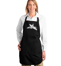 Load image into Gallery viewer, FIGHTER JET NEED FOR SPEED - Full Length Word Art Apron