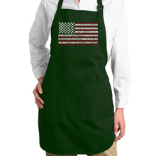 Load image into Gallery viewer, 50 States USA Flag  - Full Length Word Art Apron