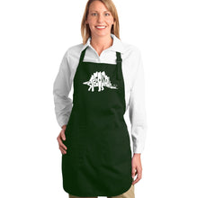 Load image into Gallery viewer, STEGOSAURUS - Full Length Word Art Apron