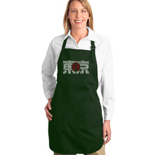 Load image into Gallery viewer, Tokyo Sun - Full Length Word Art Apron