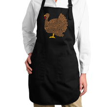 Load image into Gallery viewer, Thanksgiving - Full Length Word Art Apron