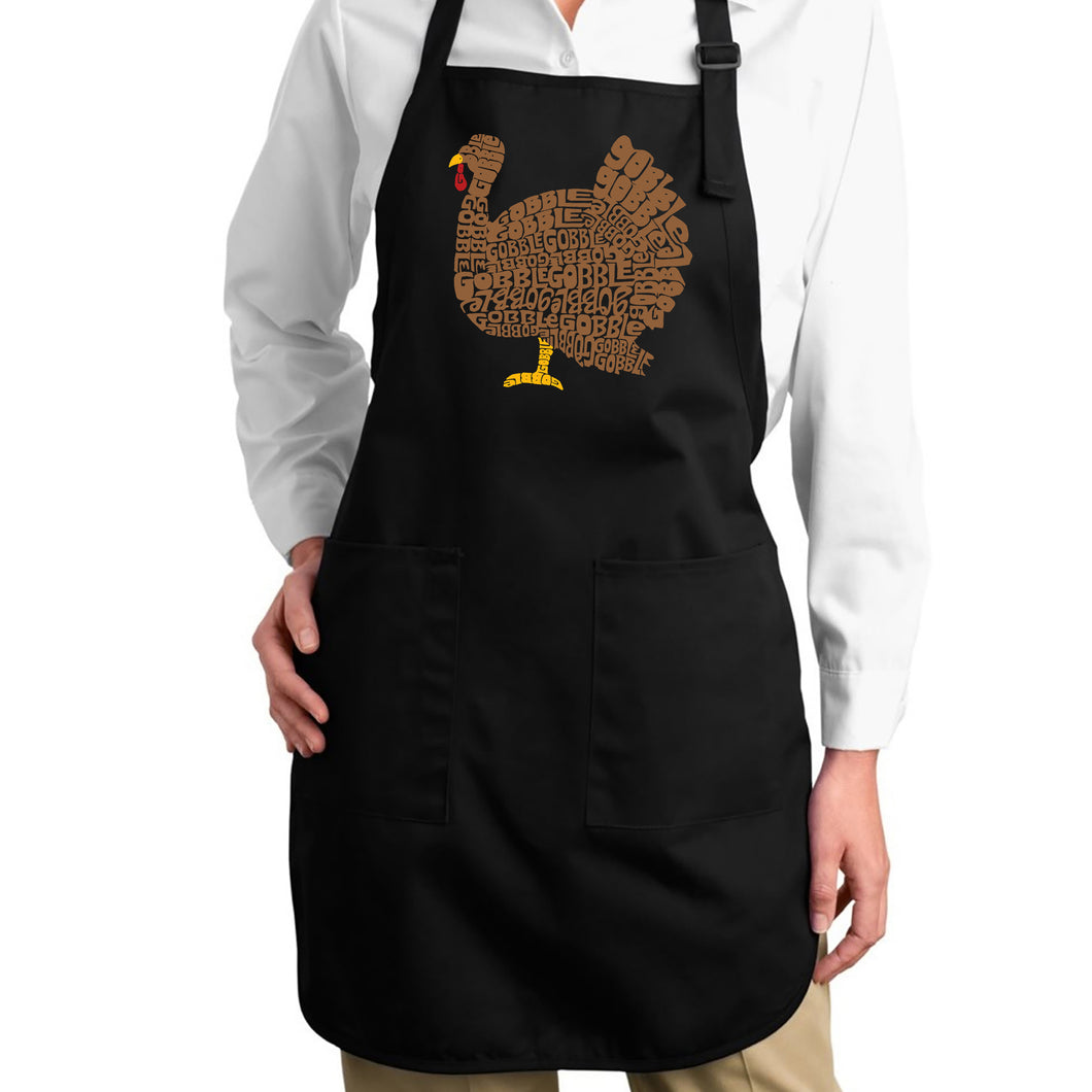 Thanksgiving - Full Length Word Art Apron