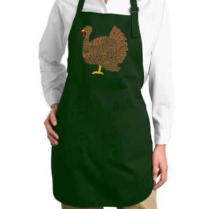 Thanksgiving - Full Length Word Art Apron