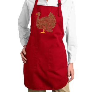 Thanksgiving - Full Length Word Art Apron