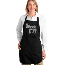 Load image into Gallery viewer, I Vote Democrat - Full Length Word Art Apron