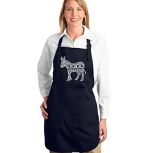 Load image into Gallery viewer, I Vote Democrat - Full Length Word Art Apron