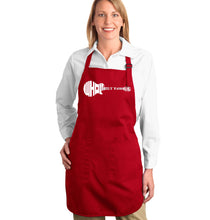 Load image into Gallery viewer, Whole Lotta Love - Full Length Word Art Apron