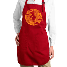 Load image into Gallery viewer, Spooky Witch  - Full Length Word Art Apron
