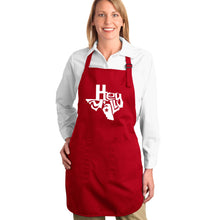 Load image into Gallery viewer, Hey Yall - Full Length Word Art Apron