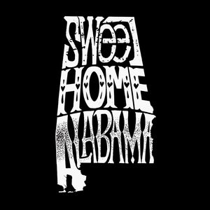 Sweet Home Alabama - Men's Word Art Long Sleeve T-Shirt