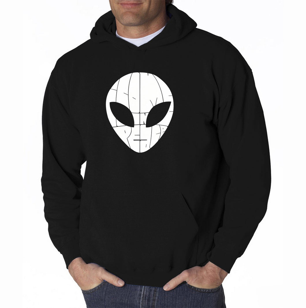 I COME IN PEACE - Men's Word Art Hooded Sweatshirt