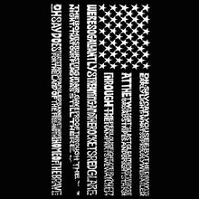 Load image into Gallery viewer, National Anthem Flag - Men&#39;s Word Art Crewneck Sweatshirt