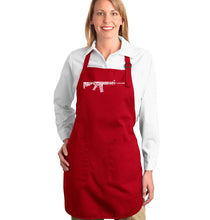 Load image into Gallery viewer, AR15 2nd Amendment Word Art - Full Length Word Art Apron