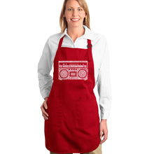 Load image into Gallery viewer, Greatest Rap Hits of The 1980&#39;s - Full Length Word Art Apron