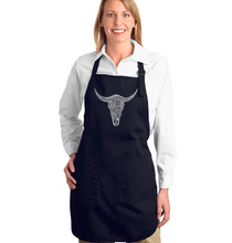 Load image into Gallery viewer, COUNTRY MUSIC&#39;S ALL TIME HITS - Full Length Word Art Apron