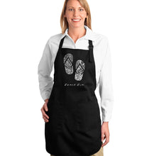 Load image into Gallery viewer, BEACH BUM - Full Length Word Art Apron