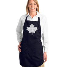 Load image into Gallery viewer, CANADIAN NATIONAL ANTHEM - Full Length Word Art Apron