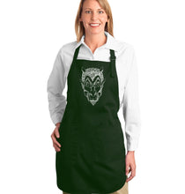 Load image into Gallery viewer, THE DEVIL&#39;S NAMES - Full Length Word Art Apron