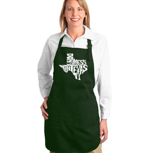 DONT MESS WITH TEXAS - Full Length Word Art Apron