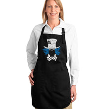 Load image into Gallery viewer, The Mad Hatter - Full Length Word Art Apron