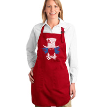 Load image into Gallery viewer, The Mad Hatter - Full Length Word Art Apron