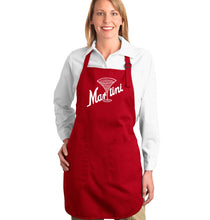 Load image into Gallery viewer, Martini - Full Length Word Art Apron