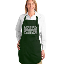 Load image into Gallery viewer, UNION JACK - Full Length Word Art Apron