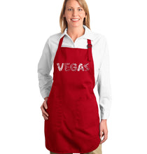 Load image into Gallery viewer, VEGAS - Full Length Word Art Apron