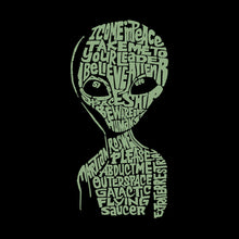 Load image into Gallery viewer, LA Pop Art Boy&#39;s Word Art Hooded Sweatshirt - Alien