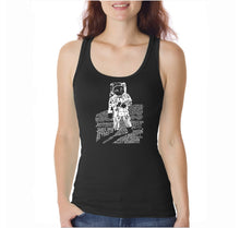 Load image into Gallery viewer, ASTRONAUT  - Women&#39;s Word Art Tank Top