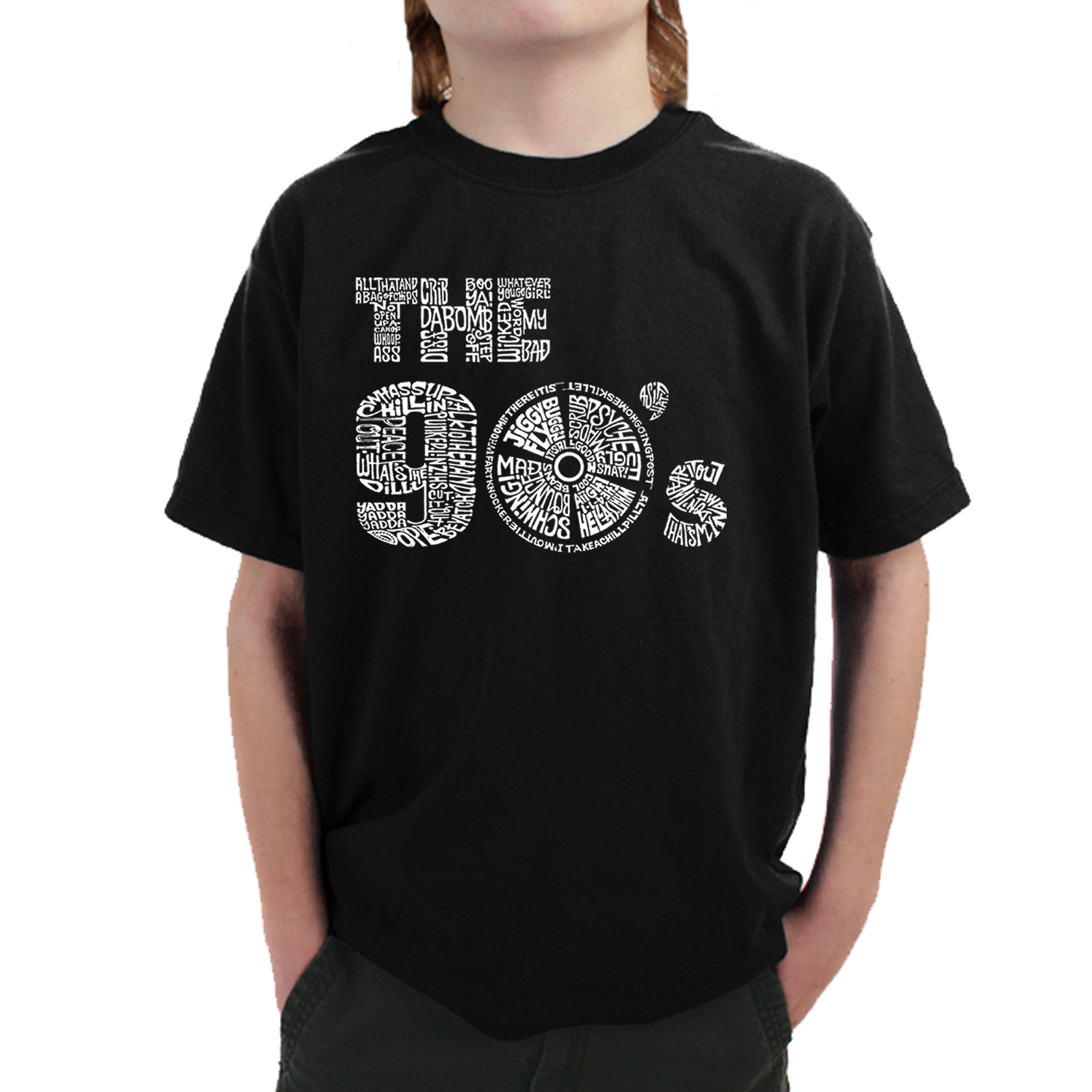 90s - Boys Word Art T-Shirt – LA Pop Art