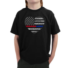 Load image into Gallery viewer, American Woman  - Boy&#39;s Word Art T-Shirt