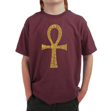 Load image into Gallery viewer, ANKH - Boy&#39;s Word Art T-Shirt