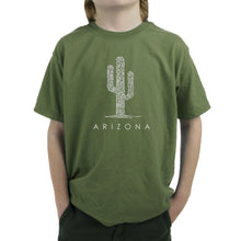 Load image into Gallery viewer, Arizona Cities -  Boy&#39;s Word Art T-Shirt