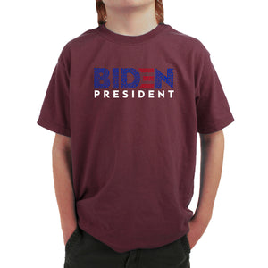 Biden 2020 - Boy's Word Art T-Shirt
