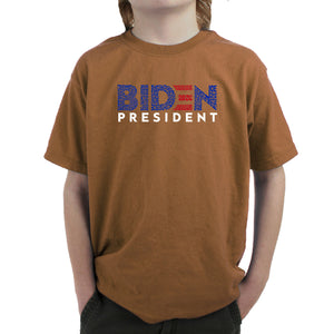 Biden 2020 - Boy's Word Art T-Shirt